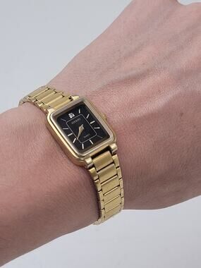 Vintage Adolfo Gold-Tone Quartz Women's Watch